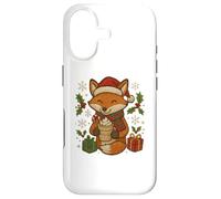 Christmas Fox with Cocoa and Gifts Cute Holiday Design Case for iPhone 17