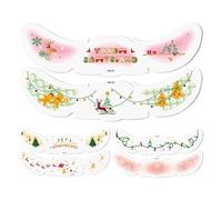 Christmas Freckles Face Stickers - 6 Pack Cute Freckle Stickers, Easy To Apply Body & Face Decoration | Glitter Freckles For Festivals, Performances, Gatherings, Seasonal Costumes, Sparkly Make