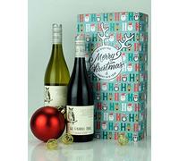 Christmas French Wine Duo - Ho Ho Ho Gift Box