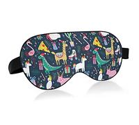 Christmas Funny Animals Bird Eye Fabric Sleep Mask, Blindfold, Super Smooth Eye Mask
