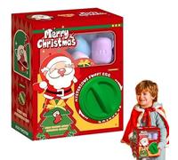 Christmas Funny Egg Machine Toy, Xmas Vending Machine Capsules with 6 Random Surprise Eggs, Mini Vending Machine Toys for Kids Christmas Surprise Gift, Christmas Capsules Surprises Eggs Blind Box