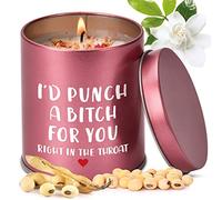 Mothers Day Candles Gifts for Mum,9oz Scented Candles Funny Gifts for Women,Christmas Gifts for Her Women Wife on Valentines Day Anniversary Christmas (Pink)