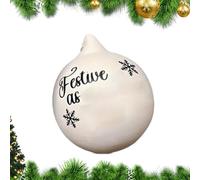 Christmas Funny Offensive Bauble, Rude Christmas Tree Baubles, Funny Prank Ball Christmas Tree Ornament, Rude Dirty Offensive Lettering Decoration For Sparking Laughter
