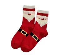 Christmas Fuzzy Socks Christmas Warm Soft Coral Velvet Socks Cute Christmas Cartoon Socks Coral Fleece Winter Warm Sleeping Sock Christmas Tube Socks Funny Christmas Slipper Warm Socks (One Size)