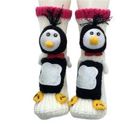 Christmas Fuzzy Socks for Women Girls Gifts Cute Fun Cozy Fluffy Winter Warm Slipper Xmas Holiday Socks Men Cotton Crew Family Friends Adults Coworkers Stocking Stuffer