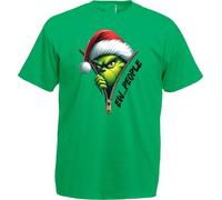 Christmas G_rinch T-Shirt, Cute G_rinchhmas Christmas Shirt, Vintage Christmas Party Tee, Christmas Family 2024 Tee, Unisex Adults Kids Tee Top (Kelly Green, 3XL)