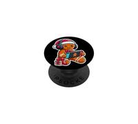 Christmas Gamer Gingerbread Xmas Playing Game Men Boys Kids PopSockets Adhesive PopGrip
