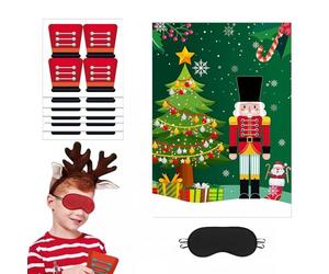Christmas Games | Put On The Hat's Festive Game Set | Christmas Nutcracker Poster Game,for Birthday Family Celebration Festival Holiday Collection Fun