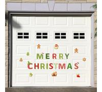 Christmas Garage Door Magnets,Magnetic Christmas Tree for Refrigerator,Merry Christmas Magnetic Christmas Tree Stickers,Christmas DIY Magnetic Sticker Magnet for Fridge Metal Door Garage