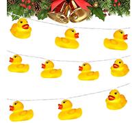 Christmas Garden String Light, Indoor Outdoor Cartoon Animal Ornament Light with Battery Case, Battery Operated LED String Lights for, Wedding