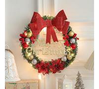 Christmas Garland Christmas Wreath Highlighting Personality And Taste Perfectly Decorating Your Home And Welcoming The Festive Season (D, 30cm)