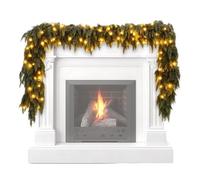 Christmas Garland for Fireplace, Cedar Home Decoration, Green, 180 cm Christmas Garland with Natural Feel, for Indoor Fireplace, Living Room, Bedroom, Window, Door, Tree, Party