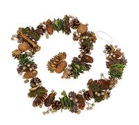 Christmas Garland For Front Door, Window, Fireplace, Stairs, Mantel Artificial Winter Faux Foliage Festive Garland (Woodland Walk)