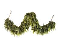 Christmas Garland for Mantle - Artificial Green Pine Decoration, Artificial Evergreen Garland for Lush Seasonal Look | Durable, Flexible Christmas Accent The Festive Atmos