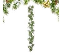 Christmas Garland for Mantle - Pine Christmas Decoration | Winter Artificial Front Door Wreaths | For Wedding Hallway Fireplace Balcony Indoor Outdoor Garden Yard Kitchen Living Room Entrance