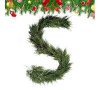 Christmas Garland for Outdoor, 2m Artificial Fake Indoor Decorations, Indoor Christmas Decorations, for Indoor Table Window Kitchen Offices Shelf Porch Patio Garden Door