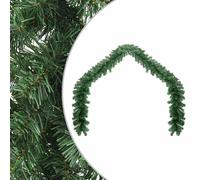 Christmas Garland Green 20m PVC 3600-Branch Indoor/Outdoor Reusable Weatherproof