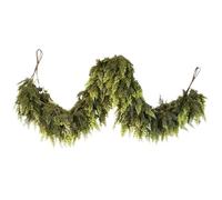 Christmas Garland, L-ush Full Branches With Classic Festive Look, Realistic Green Pine Wreath, Artificial Garland, Easy To Shape, For Fireplace Tree Mantel Outdoor Porch Indoor Stair