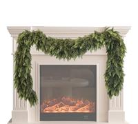 Christmas Garland |: This Christmas garland features ultra-realistic cedar wood craftsmanship that mimics the natural branch structure and provides a lifelike appearance that will make your home look