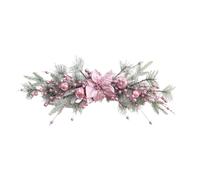 Christmas Garland with Bauble Decorations for The Front Door, Artificial Christmas Wreath, Christmas Garland for Home, Office, Garden, Multi, Horizontal