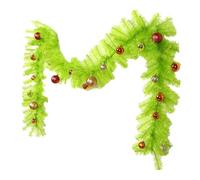 Christmas Garland, with Led Lights, 25x20x5cm, Realistic Canadian Faux Garland Decoration, Holiday Party Decor, Sturdy & Long-Lasting, for Fireplace & Front Door Decoration