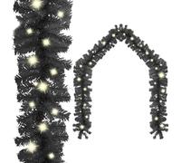 vidaXL Christmas Garland with LED Lights 20 m Gold, Gold
