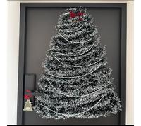 Christmas Garland with Lights, Green Artificial Christmas Garland - Realistic Greenery, Plain and Luxury, for Fireplace Mantel, Stairs, Door, Windows and Decorate the Xmas Tree (3m)