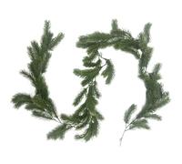 Christmas Garland with Real Touch Look, Artificial Pine Cypress Vines - Decoration Fireplace Windowsill Table Stairs Indoor Living Room Festive Atmosphere