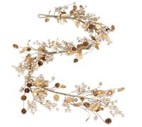 Christmas Garland Wooden Pine Cone Festive Xmas Garland (Golden Forest)