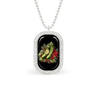 Christmas German Pickle Custom Photo Necklace Personalized Picture Pendant Memory Jewelry for Women