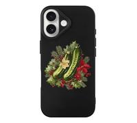 Christmas German Pickle Funny Case Compatible with iPhone 17 17 Air 17 Pro 17 Pro Max Protective Phone Cover