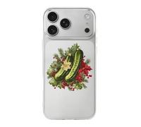 Christmas German Pickle Funny Case Compatible with iPhone 17 17 Air 17 Pro 17 Pro Max Protective Phone Cover