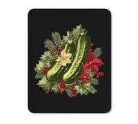 Christmas German Pickle Gaming Mousepad Anti-Slip Rubber Base