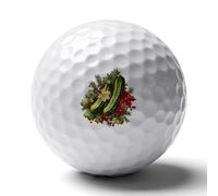 Christmas German Pickle Personalized Golf Balls Distance Practice Ball for Indoor Outdoor