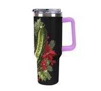 Christmas German Pickle Travel 40 Oz Tumbler Violet