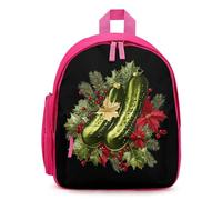 Christmas German Pickle Travel Backpack Casual Daypack Shoulder Bag with Adjustable Straps for Hiking