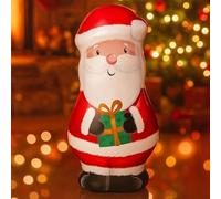 Christmas Giant Character Filled Biscuit Tin Santa/Reindeer/Polar Bear Xmas Decoration Gift (Santa)