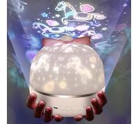 Christmas, Gift 360° Rotating Starry Sky Projector Lamp, Star Projector Night Light, USB Cable, 6 Different Projection Films LED Light, Bedroom Decoration Star Light, Parties, Birthdays, Gift