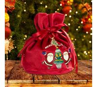 Christmas Gift Bag Bet - Reusable Santa Gift Bag with Drawstring Bag