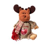Christmas Gift Bags,Cute Plush Candy Sack for Xmas Treats & Decor 2 Pcs | 3d doll design,soft fabric,pom pom & snowflake detail,For Packaging Of Apples, Candies, Small Toys And Gifts