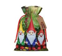 Christmas Gift Bags Funny Gnomes Print Christmas Gift Bags Christmas Gift Bags Drawstring Bags for Christmas Party