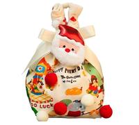 Christmas Gift Bags with Drawstring - Versatile, Christmas Cookie Bags, Reusable Gift Bags, Party Bags for Parties | Chocolate Party Bags