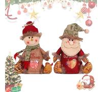 Christmas Gift Bags Zipper Design, Christmas Gift Doll Bags, 3D Doll Decoration Gift Bag, Christmas Bags with Drawstring, Christmas Gift Bags for Festival and Party(A+B)