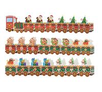 Christmas Gift Box, 24 Pieces Multi-Compartment in the Shape of a Train - Christmas Storage Boxes - For Family and Friends and Home Offices and Parties and Holidays and Chocolates and