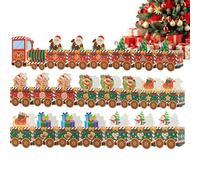 Christmas Gift Box - 24 Pieces Train Shaped Organizer - Storage Box Christmas Gift | For Friends Home Office Party Chocolate Cards