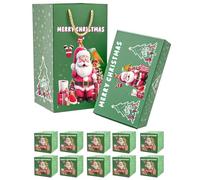 Christmas Gift Box - Box A | Pop Up Christmas Gift Boxes, DIY Folding Parish Boxes, Ideal for Public Holidays and Public Parties