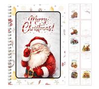 Christmas Gift Card Book 10 Pages, Stocking Stuffers Gift for Adults Teens | Funny Christmas Gift Cards Book Holiday Gift for Students & Graduation, Christmas