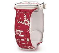 Christmas Gift Compatible with Christmas Apple Watch Bands for Women 49mm 46mm 45mm 44mm 42mm, Soft Silicone Santa Claus for Apple Watch Ultra 3 Band Series 11 10 9 8 7 SE 6 5 4 3 2 1, Ultra 2, Ultra