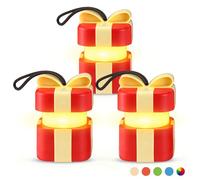 Christmas Gift EverBrite Christmas Gift Box Lantern 3 Pack, 5 Light Modes Holiday Decoration Presents for Women and Men, AAA Batteries Contained Stocking Stuffers, Christmas Lights Indoor & Outdoor