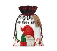 Christmas Gift For Dwarfs And Little People Christmas Burlap Gift Bags With Drawstring And Tags - Tiny Small Gift Bags For Xmas Candy And Christmas Supplies, Christmas Drawstring Gift Bags 8.3×11.8in